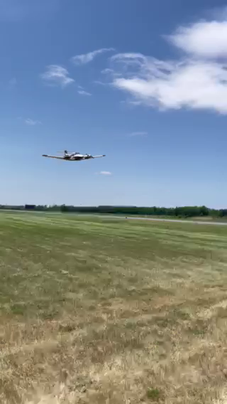 Piper Seminole Fly By